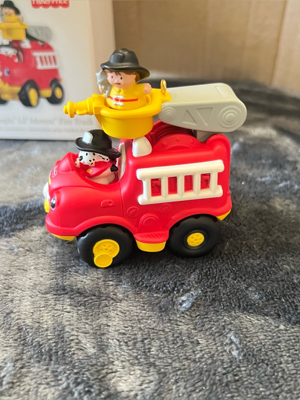 Hallmark Keepsake 2011 Little People LIL' MOVERS Fire Truck Christmas Ornament